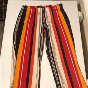 Multicolored stretch pants